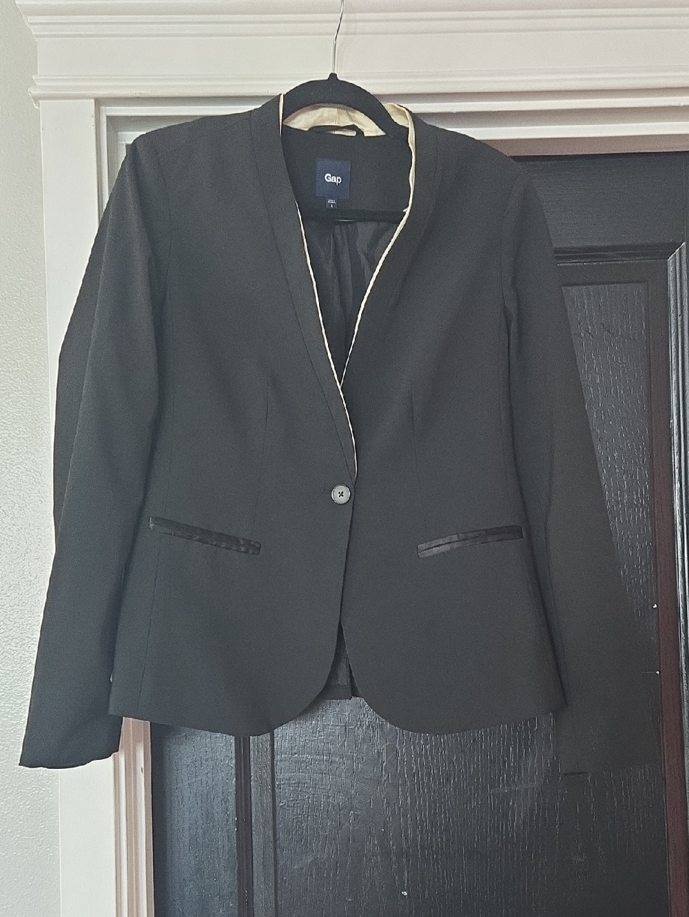 Gap Black Single-Button Blazer Size 6